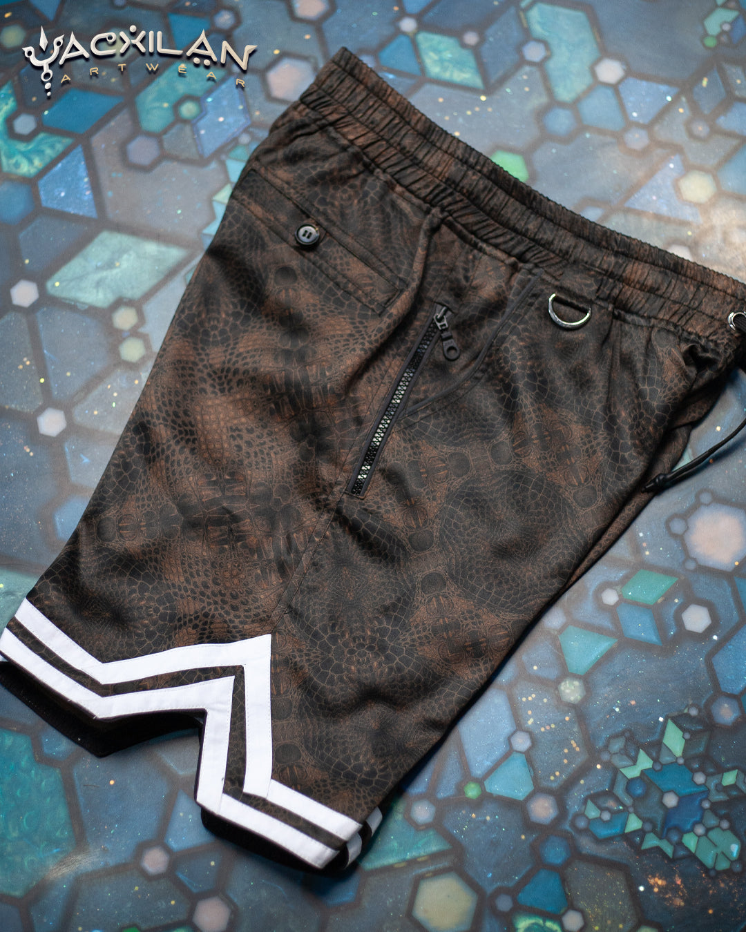Boxing Short White Mountains / Satino - GATOR